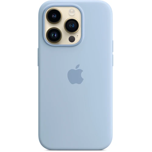Чехол для iPhone Apple Silicone Case with MagSafe Sky (MQUJ3) for iPhone 14 Pro: Цвет голубой