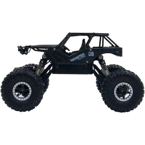 Автомобиль Off-Road Crawler на р/у – Tiger (матовый черный, аккум. 4,8V, метал. корпус, 1:18) (SL-111RHMBl) фото 11