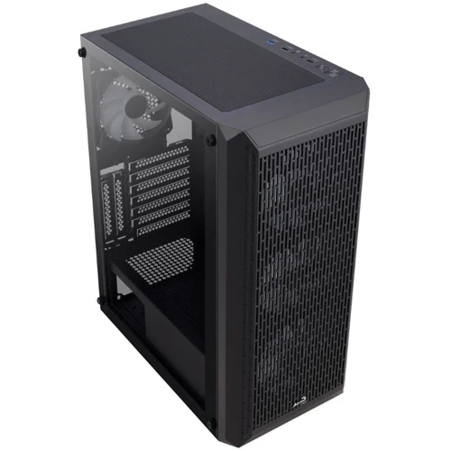 Корпус AeroCool Beam-G-BK-v2 (ACCM-PV37043.11): Матеріал передній панелі пластик і сталь
