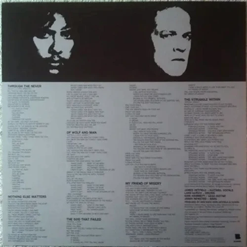 LP2 Metallica: Metallica (The Black Album) (LP0040) фото 7