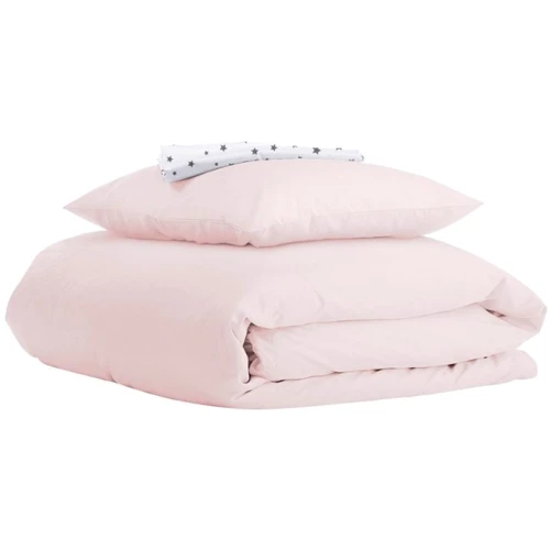 Комплект постельного белья Cosas Ranfors Rose Star Grey подростковый на резинке 155х215 см (Ranfors_Rose_El90-StarGrey_155): Тип постельный комплект