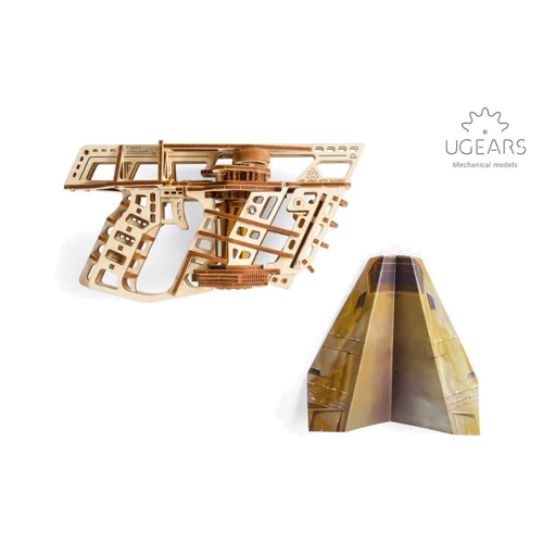 Механічний 3D пазл UGEARS "Пускач літачків" (70075) фото 13