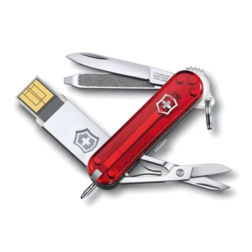 Мультитул Victorinox Victorinox work 58мм/8 предметов/красный/USB 32Gb (4.6125.TG32B)