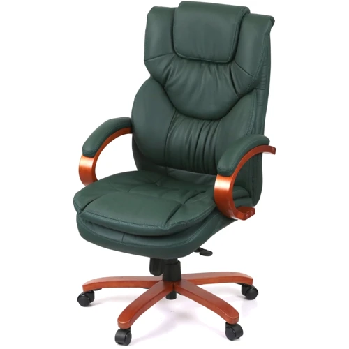 

Офисное кресло АКЛАС Флорида Ex GB-233WW (Кожа Lux Lc Green) (00163349)