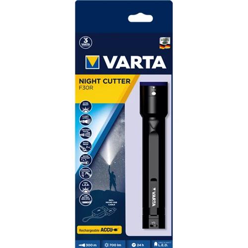 Ліхтар туристичний Varta Night Cutter F30R (18901101111): Світловий потік, лм 700