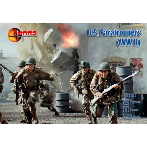 Набор фигурок Mars Figures Американские десантники 2 Мировая война (MS72120)