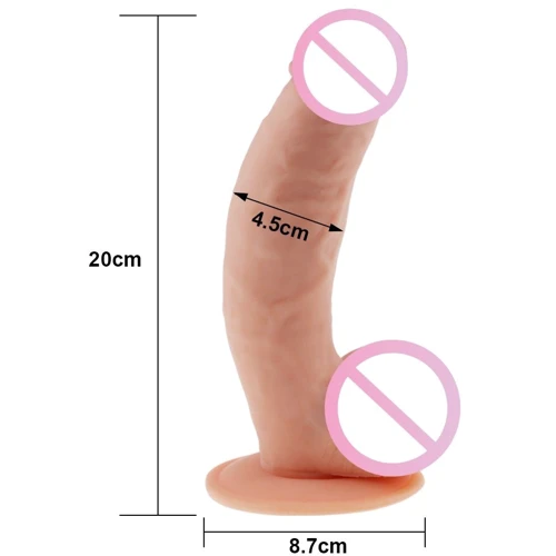 Фаллоимитатор LoveToy The Ultra Soft Dude 8.5"