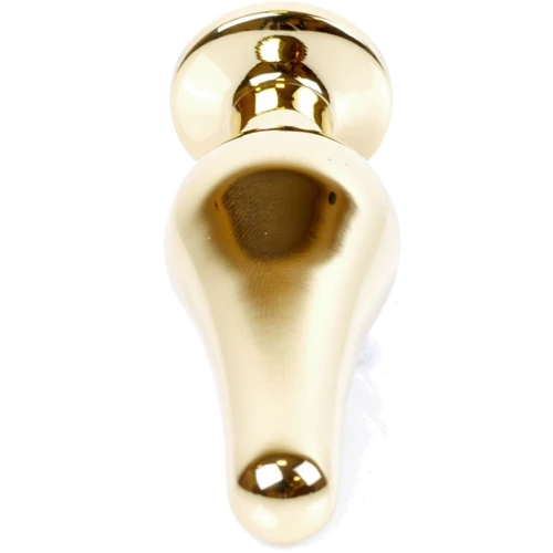 Анальная пробка BOSS Series Exclusivity Jewellery Gold Butt Plug Light Blue
