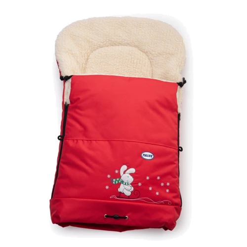 Конверт к санкам Twins Зайчик 9012-SR-12, red: Производитель Twins