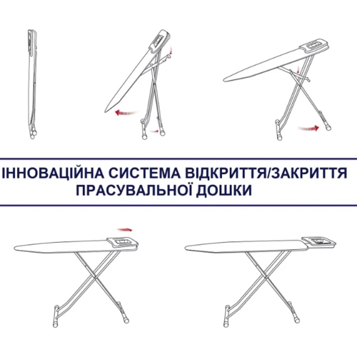 Гладильная доска Casa Si Sir Black/Red Laquer 122x38 см (CS93575R266) фото 6