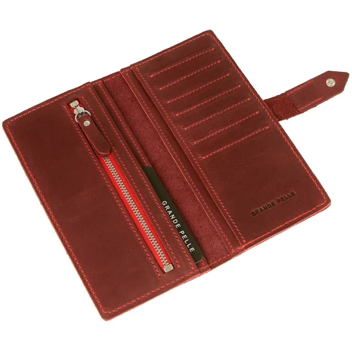 Жіночий гаманець Grande Pelle червоний (10gp523161-burgundy): Тип Гаманці