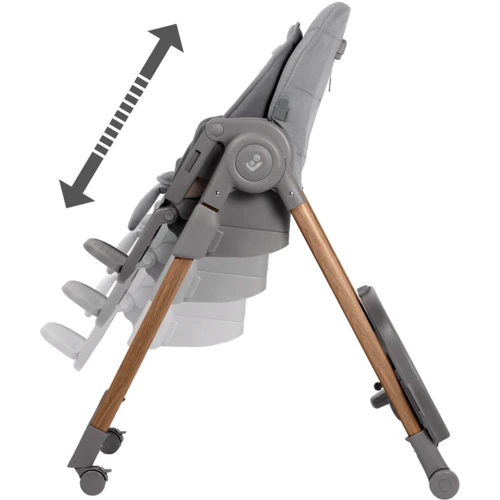 Стульчик для кормления Maxi-Cosi Minla Plus Elegance Graphite (2723158110): Тип классический стульчик