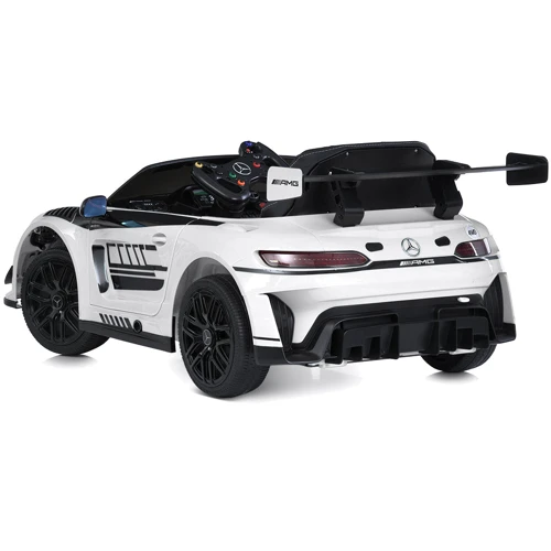 Дитячий електромобіль Bambi Mercedes-Benz AMG GT3 білий (M 5112EBLR-1)