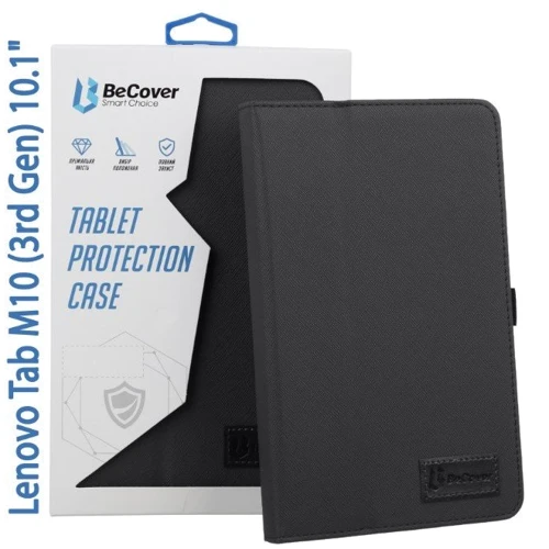 Аксесуар для планшетних ПК BeCover Slimbook Black для Lenovo Tab M10 TB-328F (3rd Gen) 10.1" (708339)