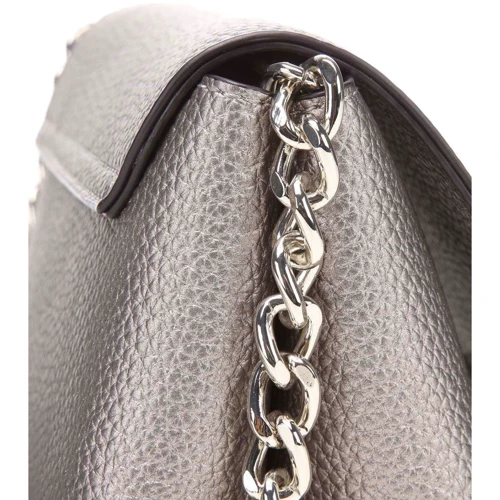 Женская сумка через плечо Guess Uptown Chic Mini Xbody Flap серебристая (HWMG7301780-PEW): Страна производитель Мьянма