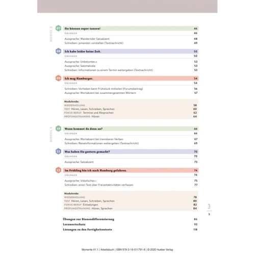 Momente A1.1: Arbeitsbuch plus interaktive Version: Жанр Учебники и пособия