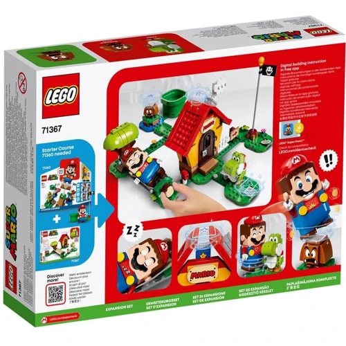 Конструктор LEGO Super Mario Дом Марио и Йоши (71367): Рекомендуемый возраст от 6 до 12 лет