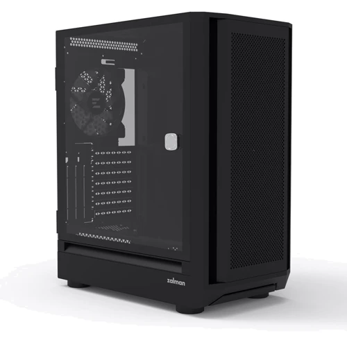 Корпус Zalman I6 Black: Материал передней панели металл и пластик