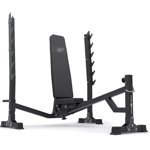 Скамья для жима и пресса Marbo Sport с подставками и отрицательным наклоном MS-L106 2.0 - (MR-29174)