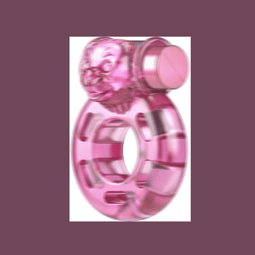 Кільце з вібрацією та презервативом Vibrator & condom, BI-010084