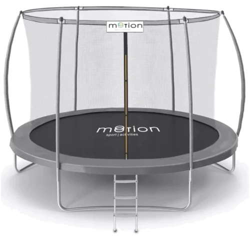 Батут Jumi Motion Sport Line Premium 10ft (305см) із внутрішньою сіткою сірий (5900410870840)