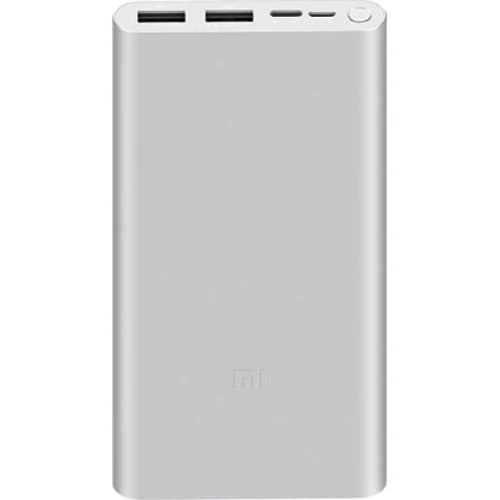 Внешний аккумулятор Xiaomi Mi Power Bank 3 10000mAh Dual USB Fast Charge 18W Silver (PLM13ZM)