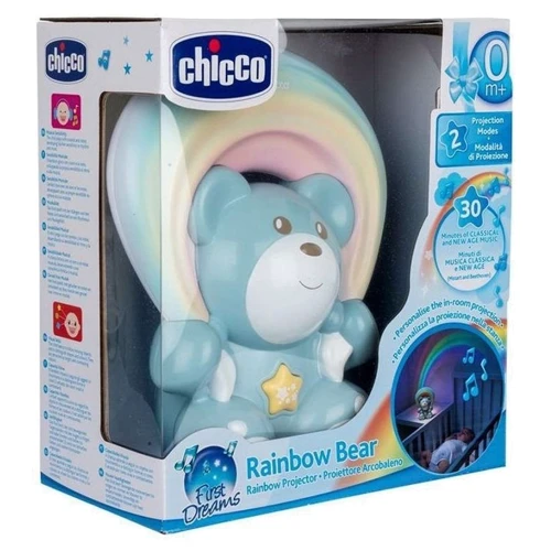 Игрушка-проектор Chicco Мишка под радугой Голубой (10474.20): Вид Животное