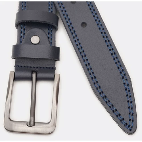 Чоловічий ремінь Borsa Leather синій (V1125FX42-navy): Стать Мужской