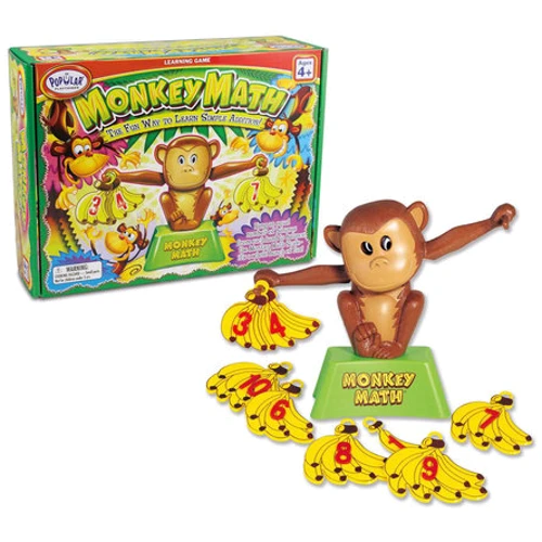 Развивающая игра по математике Popular Monkey Math Задачки от мартышки (сложение): Тип Детские