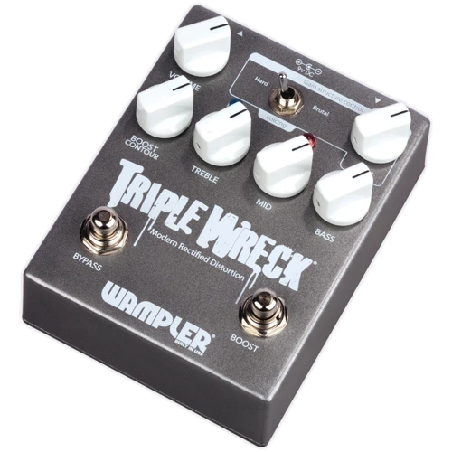 Педаль гитарных эффектов Гитарная педаль WAMPLER Triple Wreck: Назначение Для электрогитары