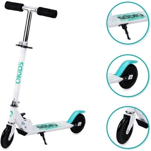 Самокат QKIDS FLO (колір - blue / black): Матеріал коліс поліуретан