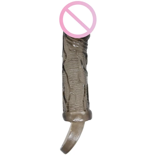 Насадка на член LYBAILE Men Extension Penis Sleeve Vibration Black
