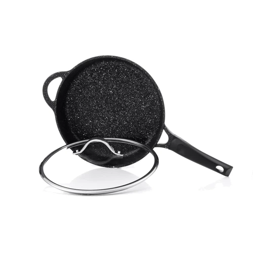 Vinzer Premium Granite Induction Ø 28см с крышкой (89455): Диаметр, см 28