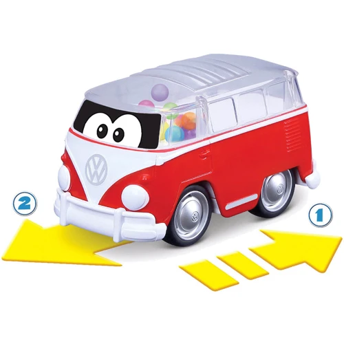 Игровая автомодель Bb Junior VW Samba Bus, инерционная, в ассорт. (16-85109 red)