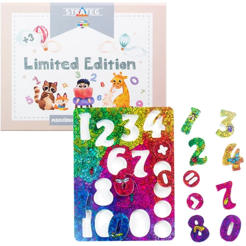 Настільна гра Strateg Магнітна арифметика. Limited edition (30326)