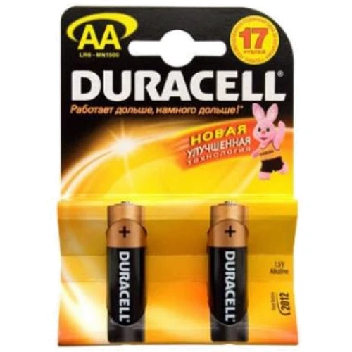 Батарейки Duracell AA (LR06) MN1500 2 шт. (81417078)
