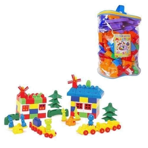 Детский конструктор Colorplast Мастер Блок № 11 (1-056)