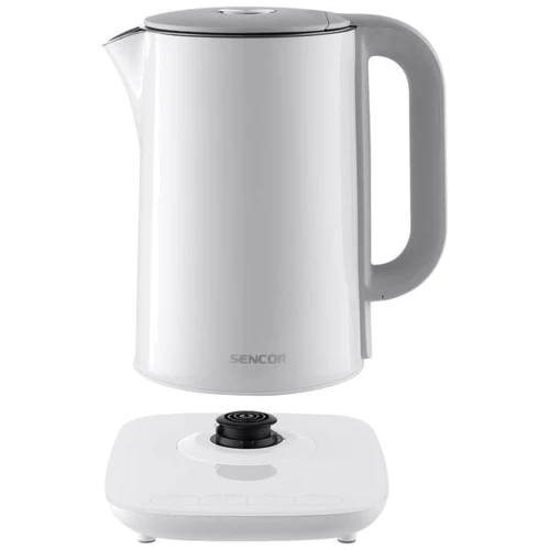 Електрочайник Sencor SWK 1591WH: Тип нагрівального елементу дисковый (скрытый)