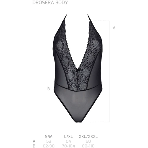 Боди ECO Passion DROSERA BODY black XXL/XXXL
