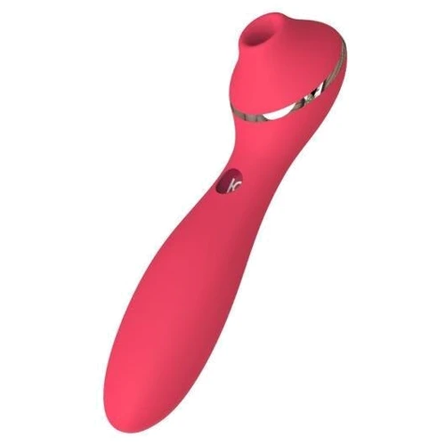 Вакуумный вибратор KisToy Polly Plus Red