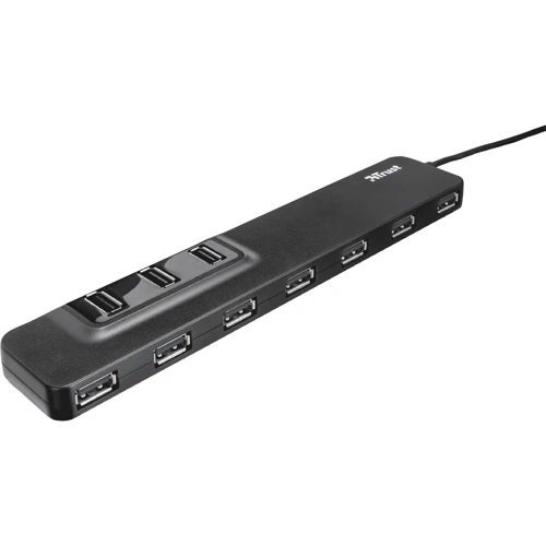 Аксессуар для накопителя Trust Oila 10port port USB 2.0 Hub (20575)