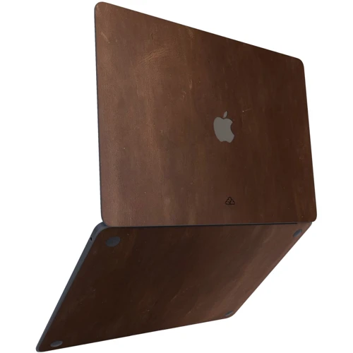 Chohol Skin Leatner Crazy Horse Brown (front&back) for MacBook Air 13.6" M2 (2022)