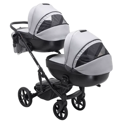 Коляска 2 в 1 для двойни Bair Next DUO Soft 31 серый: Пол ребенка Для девочек, Для мальчиков, Унисекс