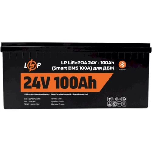 LogicPower LiFePO4 25,6V - 100 Ah, LCD (20200): Тип Аккумулятор