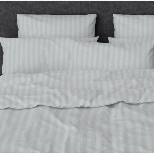 Простынь на резинке SoundSleep Stripy Grey бязь 90х200х20 см (93949613): Размер простыни, см 90x200