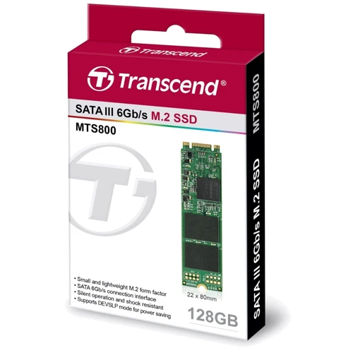 Transcend MTS800 128GB 2280 SATA: Форм-фактор M.2 (2280)