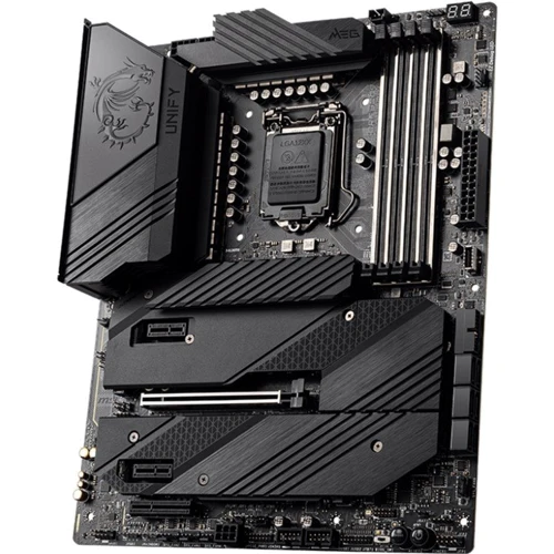 MSI MEG Z590 UNIFY: Разъемы на плате SATA 3.0, M.2