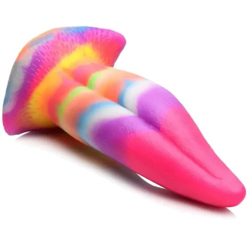 Фантазійний фалоімітатор мова Однорога Creature Cocks Unicorn Kiss Glow-in-the-Dark Dildo (світиться у темряві)