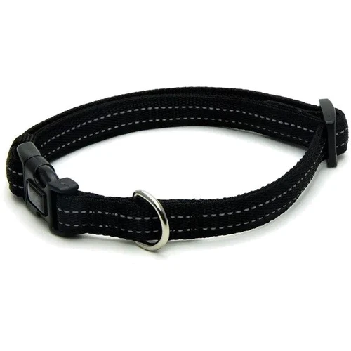 Ошейник для собак Croci Soft Reflective светоотражающий 35-55х2 см черный (C5079823)