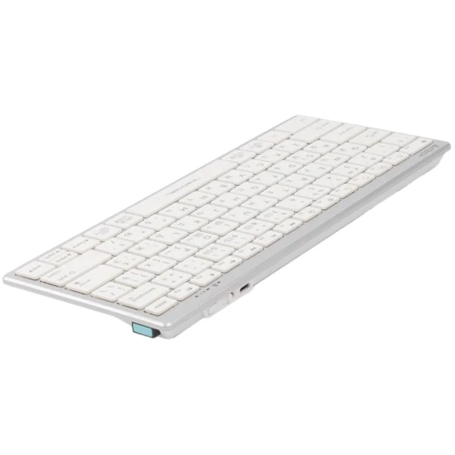 Клавиатура A4Tech FBX51C Wireless/Bluetooth White (FBX51C White): Интерфейс подключения Wireless (радио интерфейс)